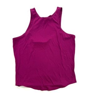 Lululemon Modal Silk Twist Back Yoga Tank Top Magenta Purple